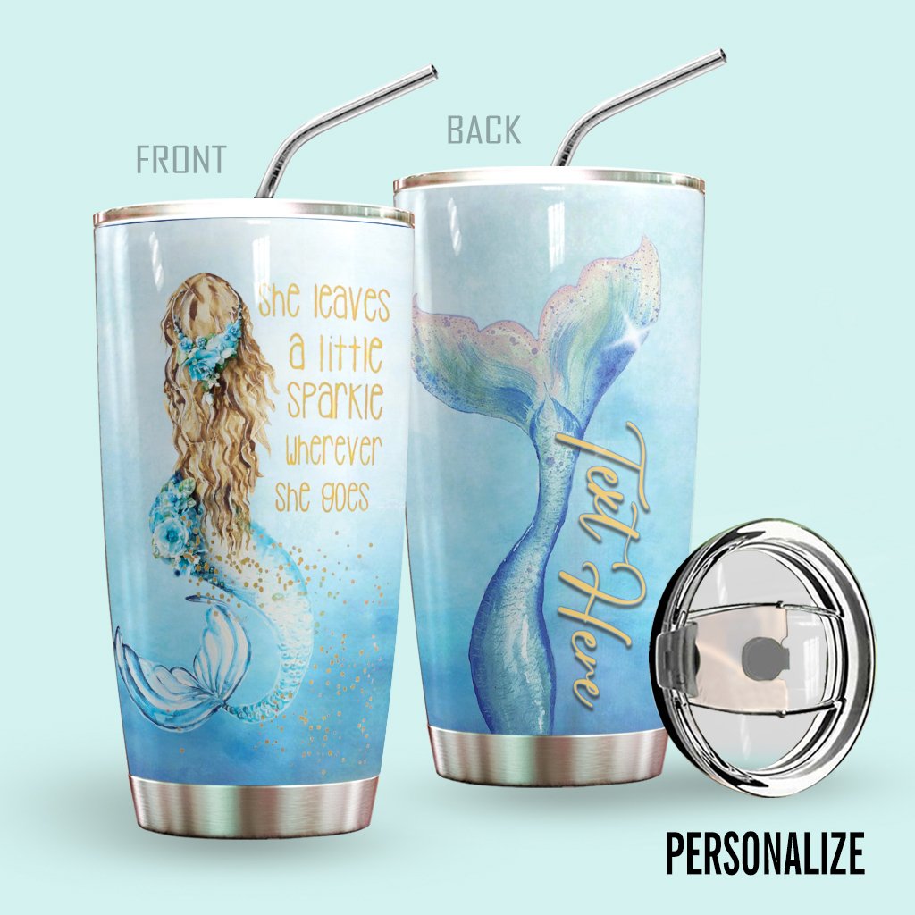 Mermaid Personalized Tumbler Sparkle