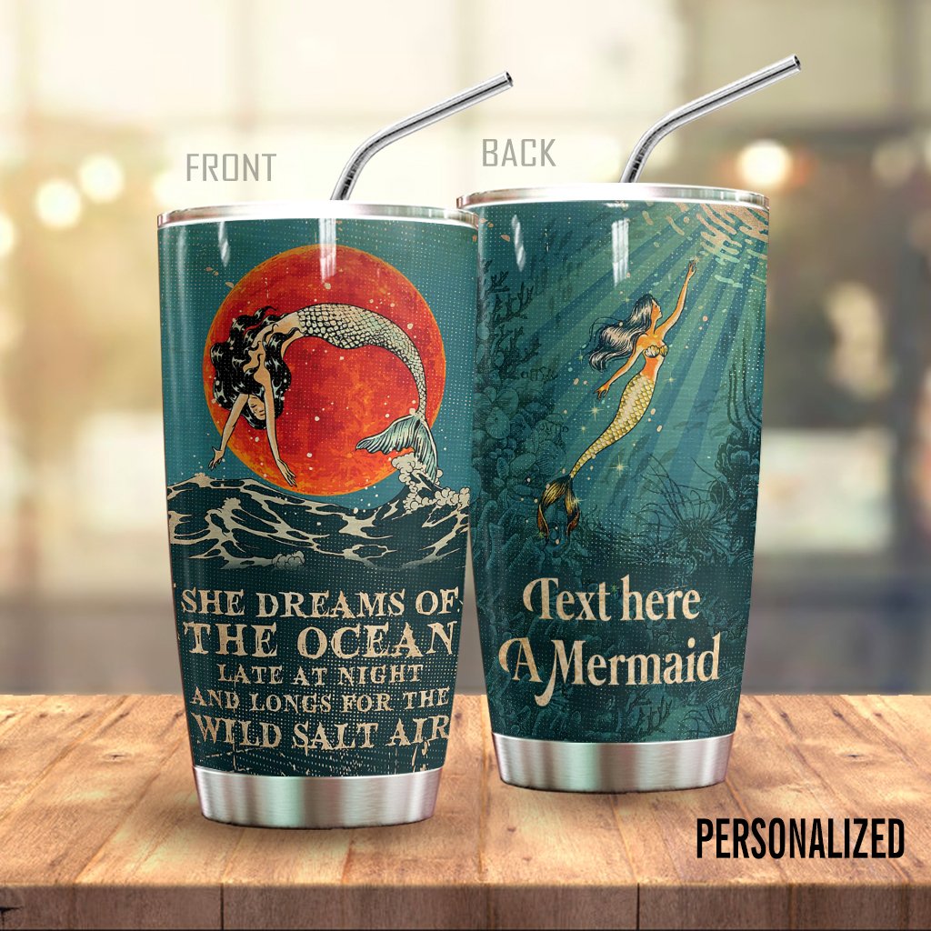 Mermaid Personalized Tumbler The Ocean