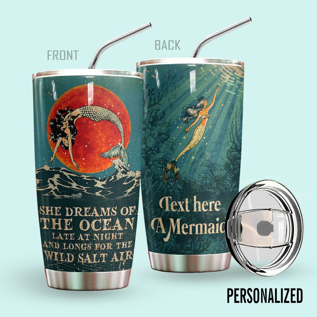 Mermaid Personalized Tumbler The Ocean