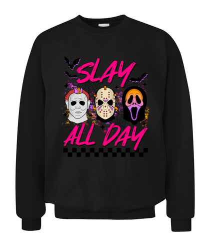 Halloween Slay All Day Graphic Apparel