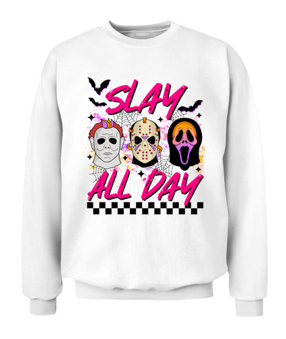 Halloween Slay All Day Graphic Apparel