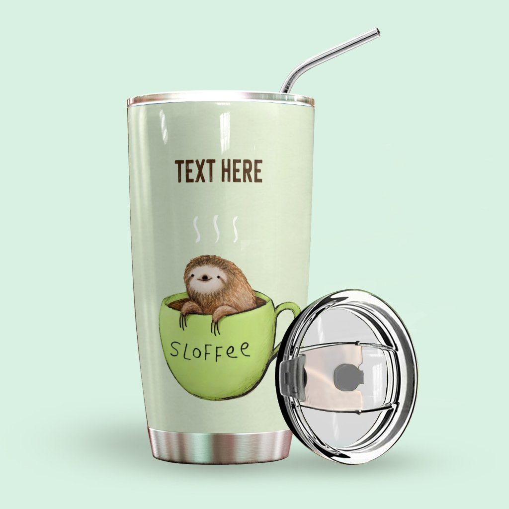 Sloth Personalized Tumbler Sloffee