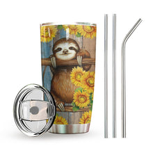 Load image into Gallery viewer, Sloth Tumbler This Is The Year
